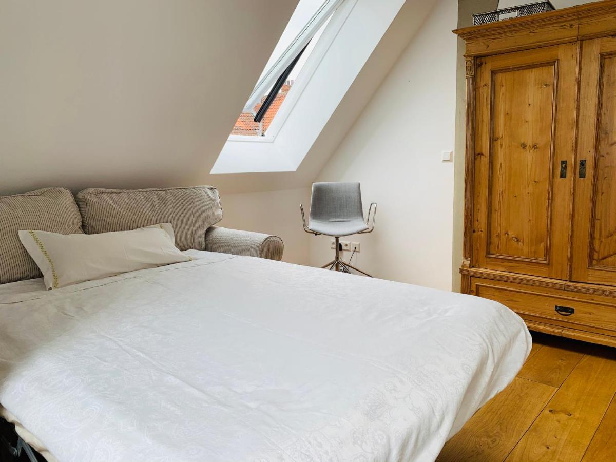 Exklusives Penthouse Im Ehemaligen Bunker Apartment Hannover Bagian luar foto