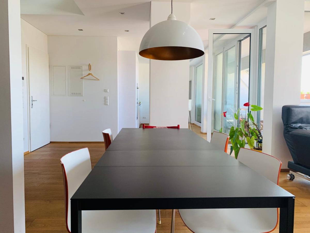 Exklusives Penthouse Im Ehemaligen Bunker Apartment Hannover Bagian luar foto